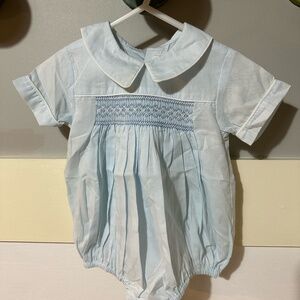 Vintage House of Hattan Baby Boys Smocked Bubble